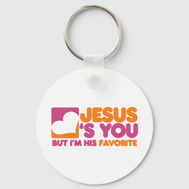 Jesus Loves You Keychain (Front)