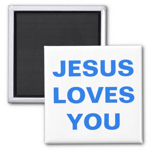 JESUS LOVES YOU MAGNETIC DOOR NOTE A MUST HAVE MAGNET