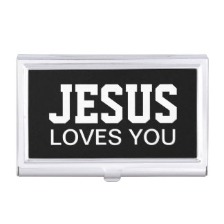 Spiritual Business Card Holders Cases Zazzle Loves You Motivational Typography Business Card Case
