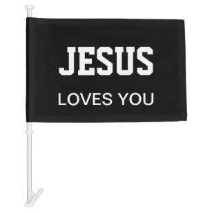 jesus car window flags zazzle