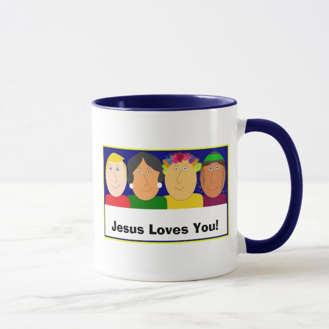 Jesus Loves You! Mug (Right)