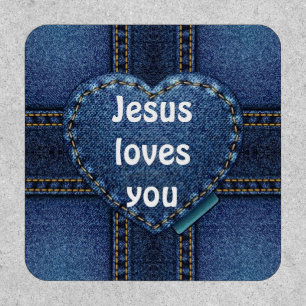 Jesus loves you patch