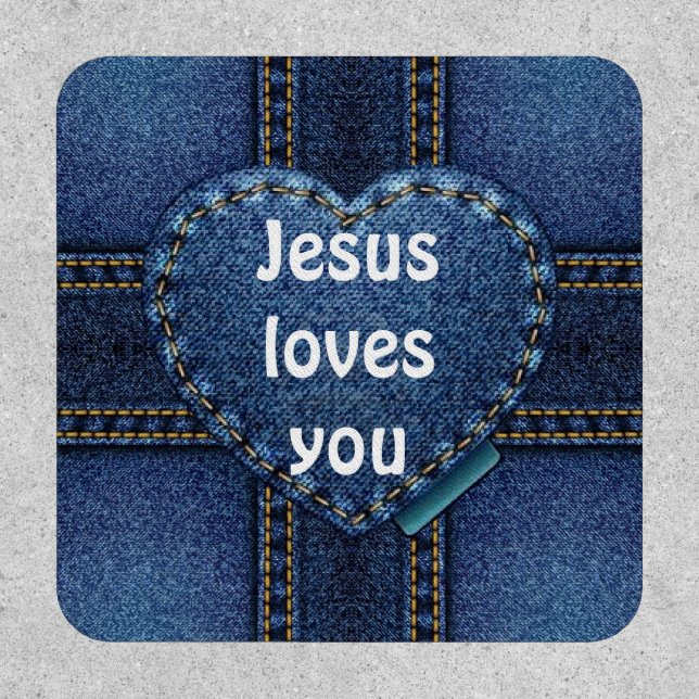Jesus loves you patch (Front)