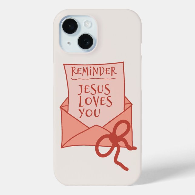 Jesus loves you phone case (Back)