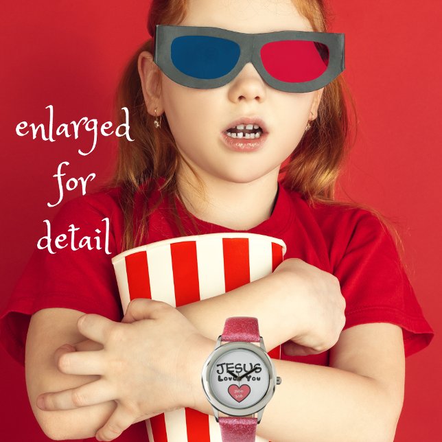 Jesus Loves You Red Heart Watch (Creator Uploaded)
