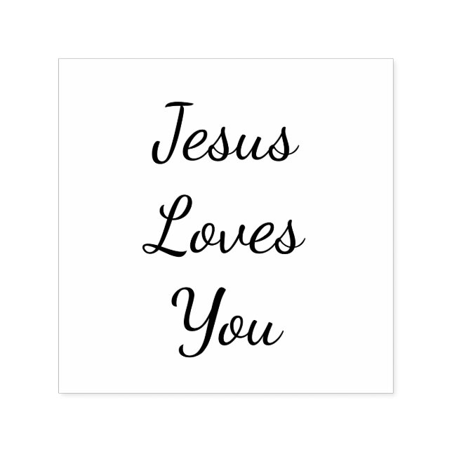 Jesus Loves You Self-inking Stamp (Design)