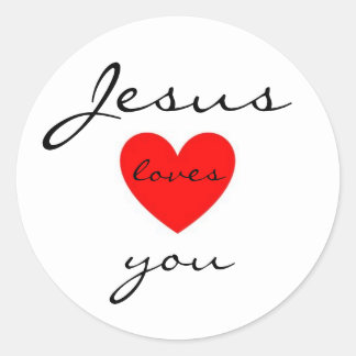 Jesus Loves You Sticker