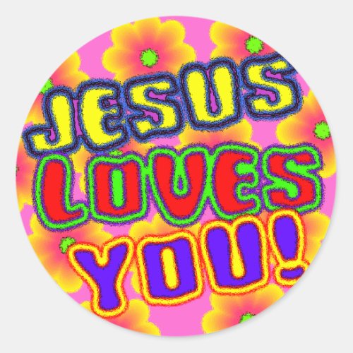 Jesus Loves You Sticker