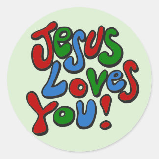 700+ Jesus Loves You Stickers and Jesus Loves You Sticker Designs | Zazzle