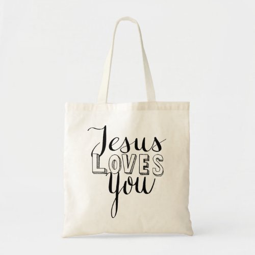 Jesus Loves You tote