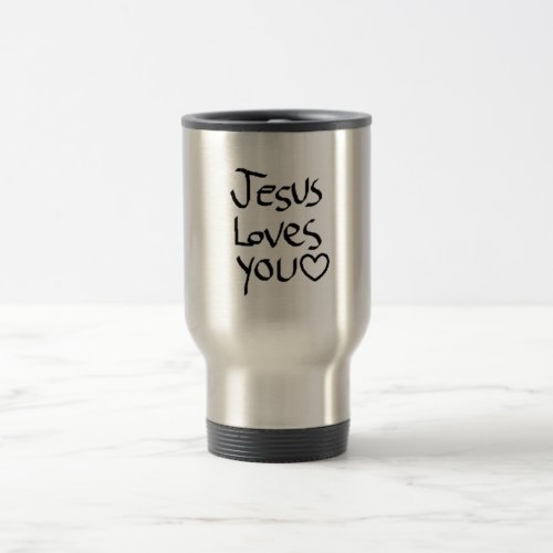 Jesus Loves You Travel Mug