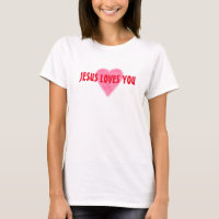 JESUS LOVES YOU Women's Basic T-Shirt