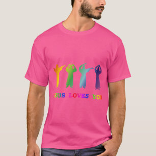 Jesus Loves You (Ymca Image Slogan) T-Shirt