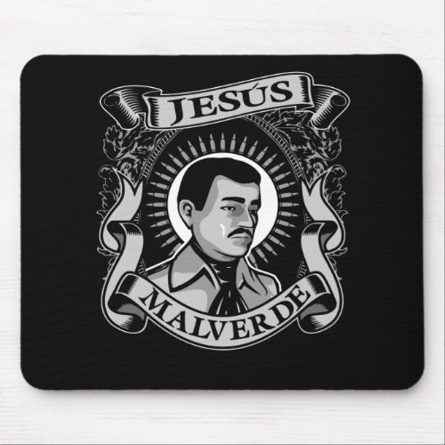 Jesus Malverde Gift Mexican Hero Jesus Malverde Mouse Pad