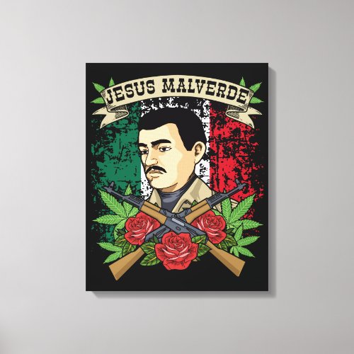 Jesus Malverde Gift Women  Men Jesus Malverde Canvas Print