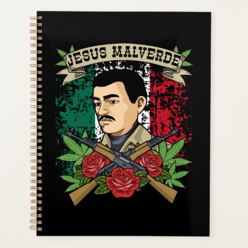 Jesus Malverde Gift Women  Men Jesus Malverde Planner