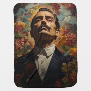 Jesus Malverde Mexican Hero Jesus Malverde Baby Blanket