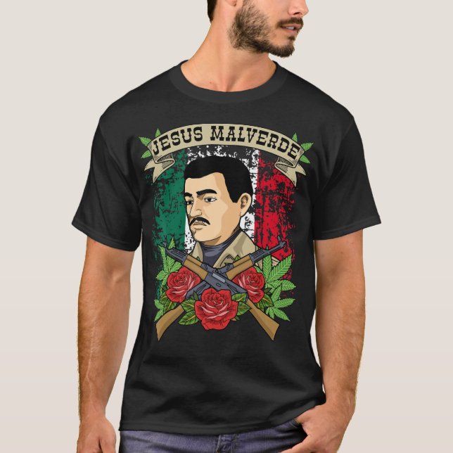 Jesus Malverde Shirt For Women & Men Gifts Jesus M (Front)