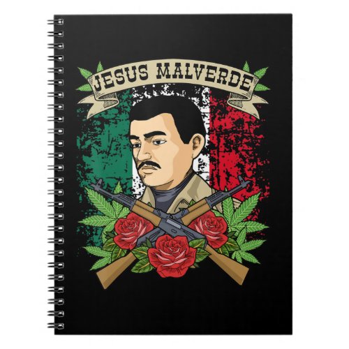 Jesus Malverde Shirt For Women  Men Gifts Jesus M Notebook