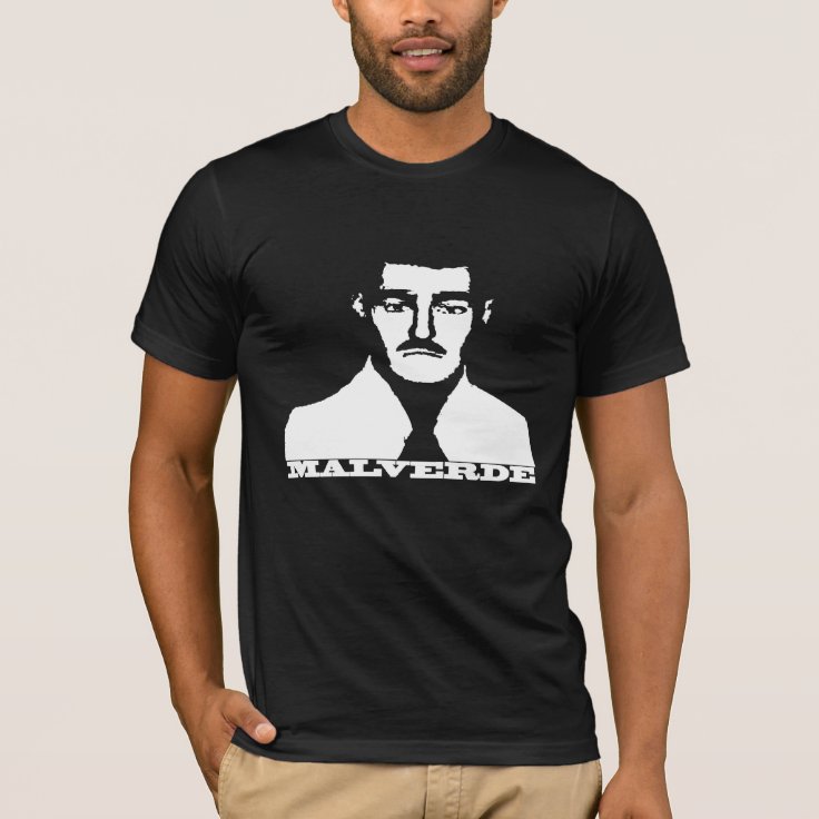 Jesus Malverde Stencil Shirt | Zazzle