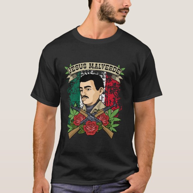 Jesus Malverde Women s Men s Mexico Jesus Malverde T-Shirt (Front)