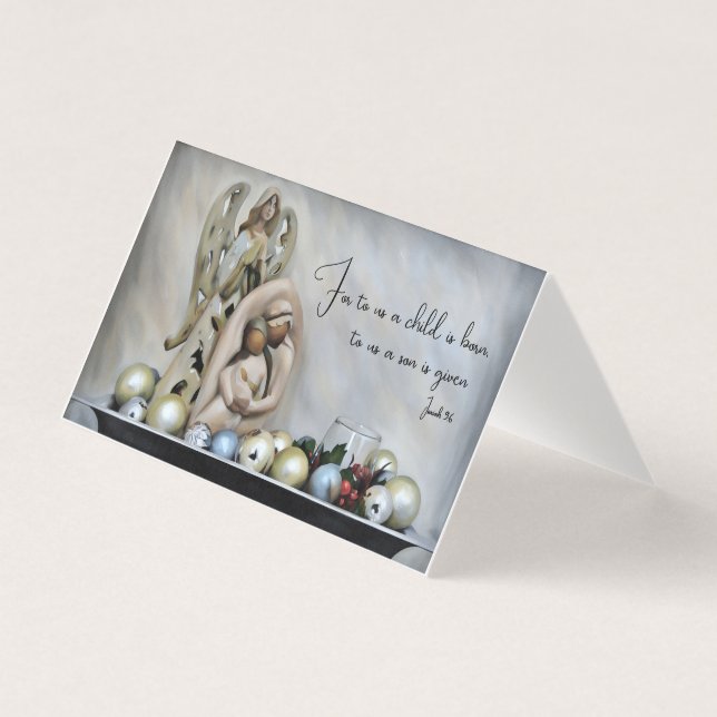 Jesus Mary and Joseph Christmas Card (Front)
