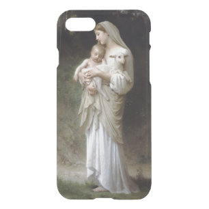Jesus, Mary and the lamb. iPhone SE/8/7 Case