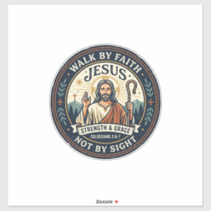 Jesus Matcha Cafe Trend Shirt Christian Graphic_1 Sticker