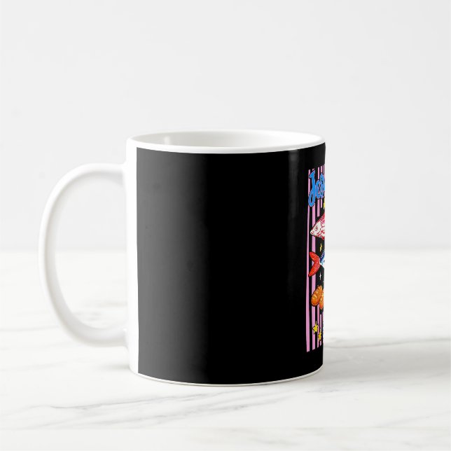 Jesus math 2 fishes 5 breads feeds the 5000 bible coffee mug (Left)
