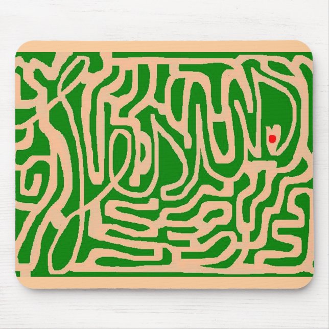 Jesus maze mouse pad (Front)
