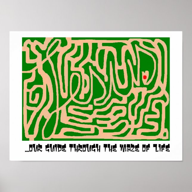 Jesus maze poster (Front)