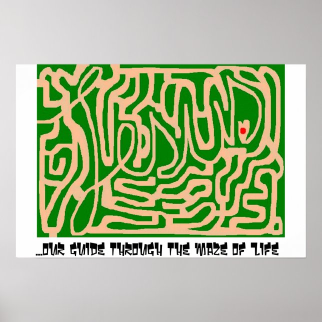 Jesus maze poster (Front)