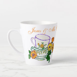 Jesus & Me with Coffee or Tea Latte Mug