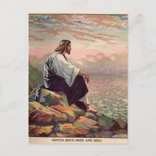 Jesus Meek and Mild Postcard