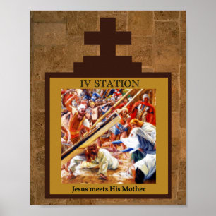 Jesus Meets His Mother Station 4 Poster