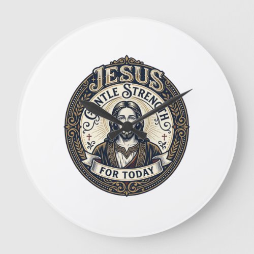Jesus Memory Care Alzheimer Caregiver Shirt Christ Large Clock