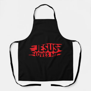 Jesus Men Women Kids Fun Christian Bible Faith Jes Apron