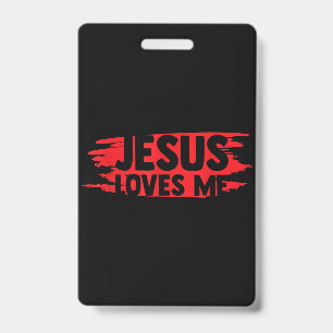 Jesus Men Women Kids Fun Christian Bible Faith Jes Badge
