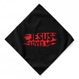 Jesus Men Women Kids Fun Christian Bible Faith Jes Bandana