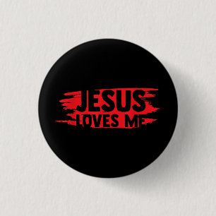 Jesus Men Women Kids Fun Christian Bible Faith Jes Button