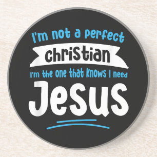 Jesus Men Women Kids Fun Christian Bible Faith Jes Coaster