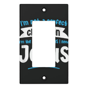 Jesus Men Women Kids Fun Christian Bible Faith Jes Light Switch Cover