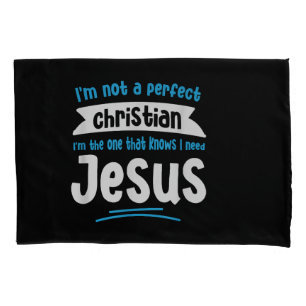 Jesus Men Women Kids Fun Christian Bible Faith Jes Pillow Case