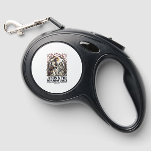 Jesus Menopause Midlife Women Encouragement Shirt Retractable Pet Leash