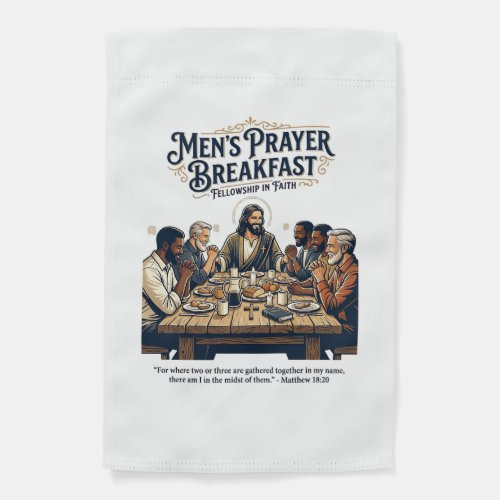 Jesus Mens Group Brotherhood Retreat T-Shirt Inspi Garden Flag