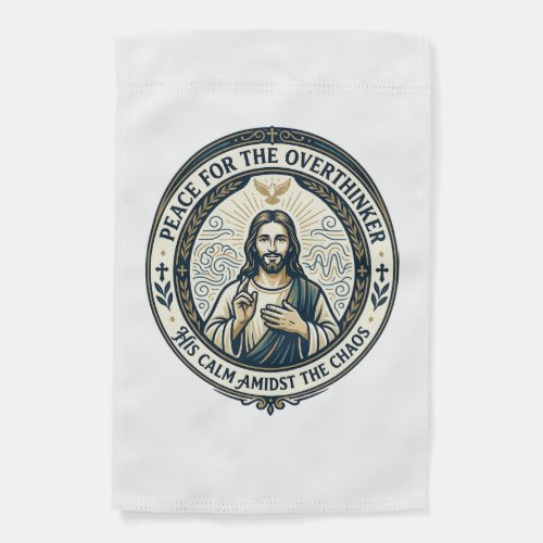 Jesus Mental Health Affirmations T-Shirt Inspirati Garden Flag