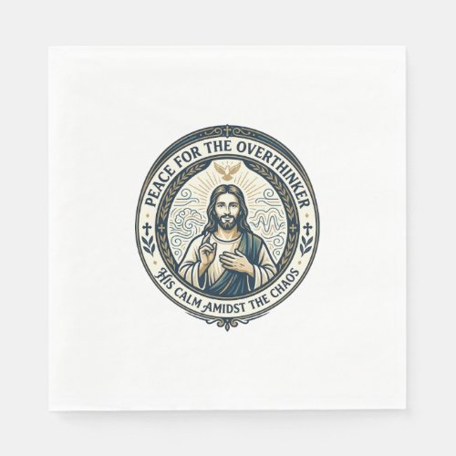 Jesus Mental Health Affirmations T-Shirt Inspirati Napkins