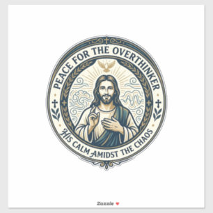 Jesus Mental Health Affirmations T-Shirt Inspirati Sticker