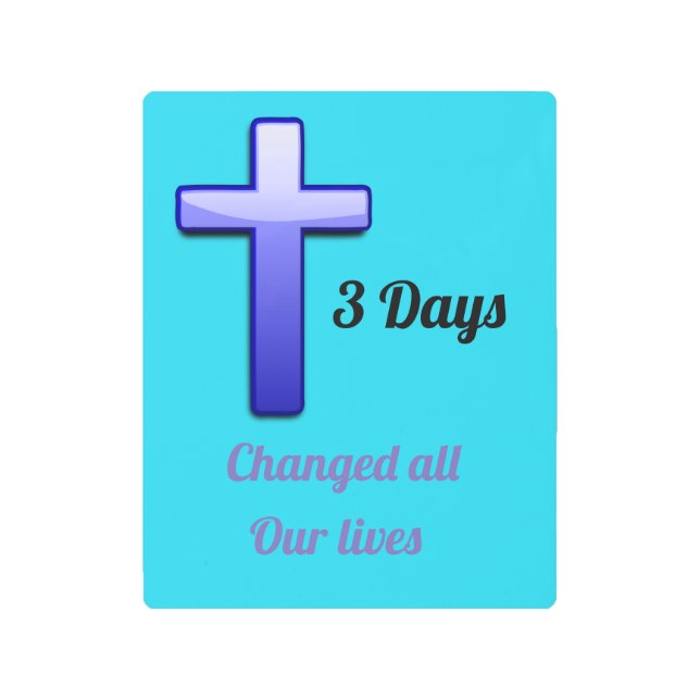 Jesus metal wall art (Front)