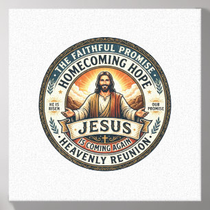 Jesus Military Spouse Waiting Wife T-Shirt Inspira Canvas Photo Tile